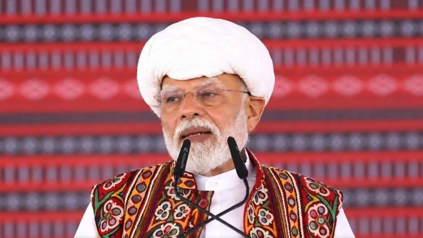 Indian Prime Minister Narendra DamodarDas Modi